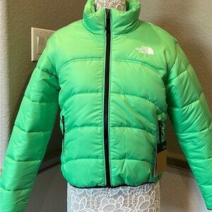 The North Face Vibrant Green Insulated Jacket